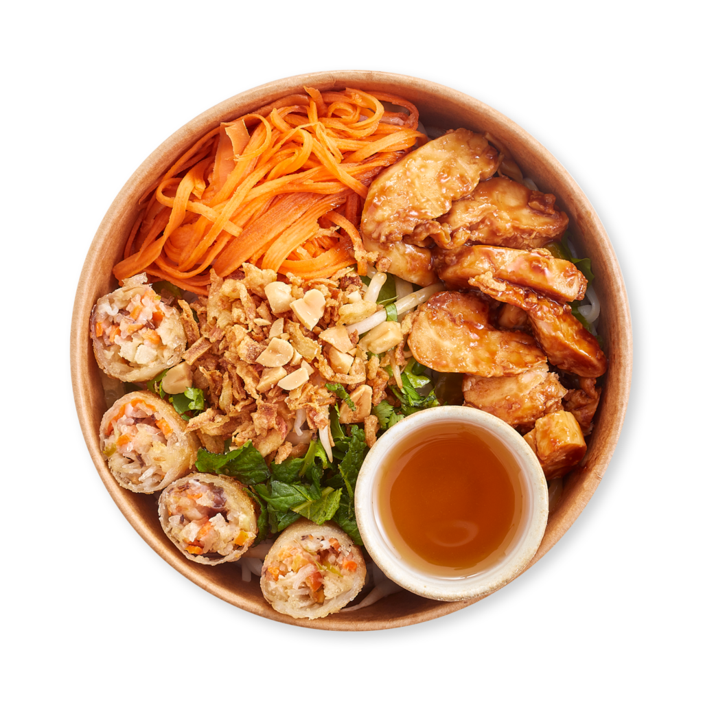 Bo bun poulet teppanyaki Izakaya